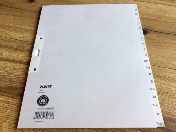 Register A4 Überbreite A-Z LEITZ Zu verkaufen
