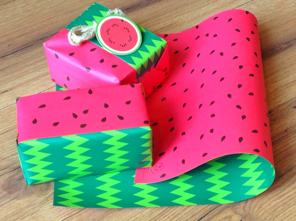Geschenkpapier Melone Bow&Hummingbird Zu verkaufen